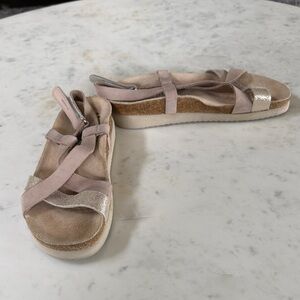 Mephisto Women's Sandals in Pink and Silver